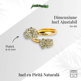 Putere in forma pura – Inel dublu cu pirita pentru protectie si motivare