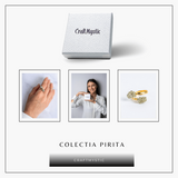 Putere in forma pura – Inel dublu cu pirita pentru protectie si motivare