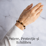 Vibratie de Stabilitate – Bratara cu Ochi de Tigru Natural