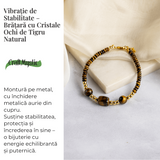 Vibratie de Stabilitate – Bratara cu Ochi de Tigru Natural