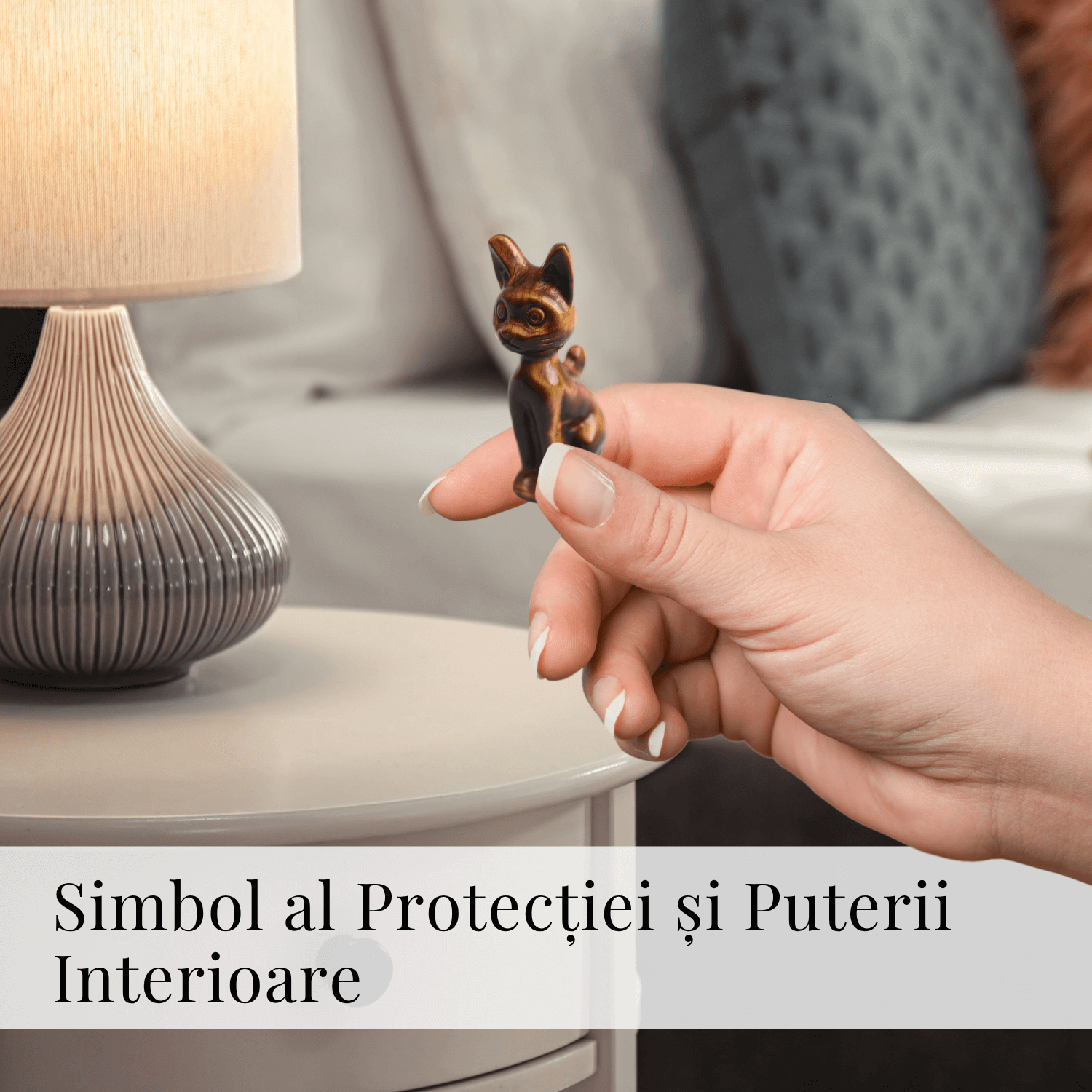 Gardiana curajului – Pisicuta din Ochi de Tigru pentru Protectie si Putere Interioara