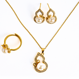 Set elegant cu perla naturala – Stralucire si feminitate intr-un singur gest
