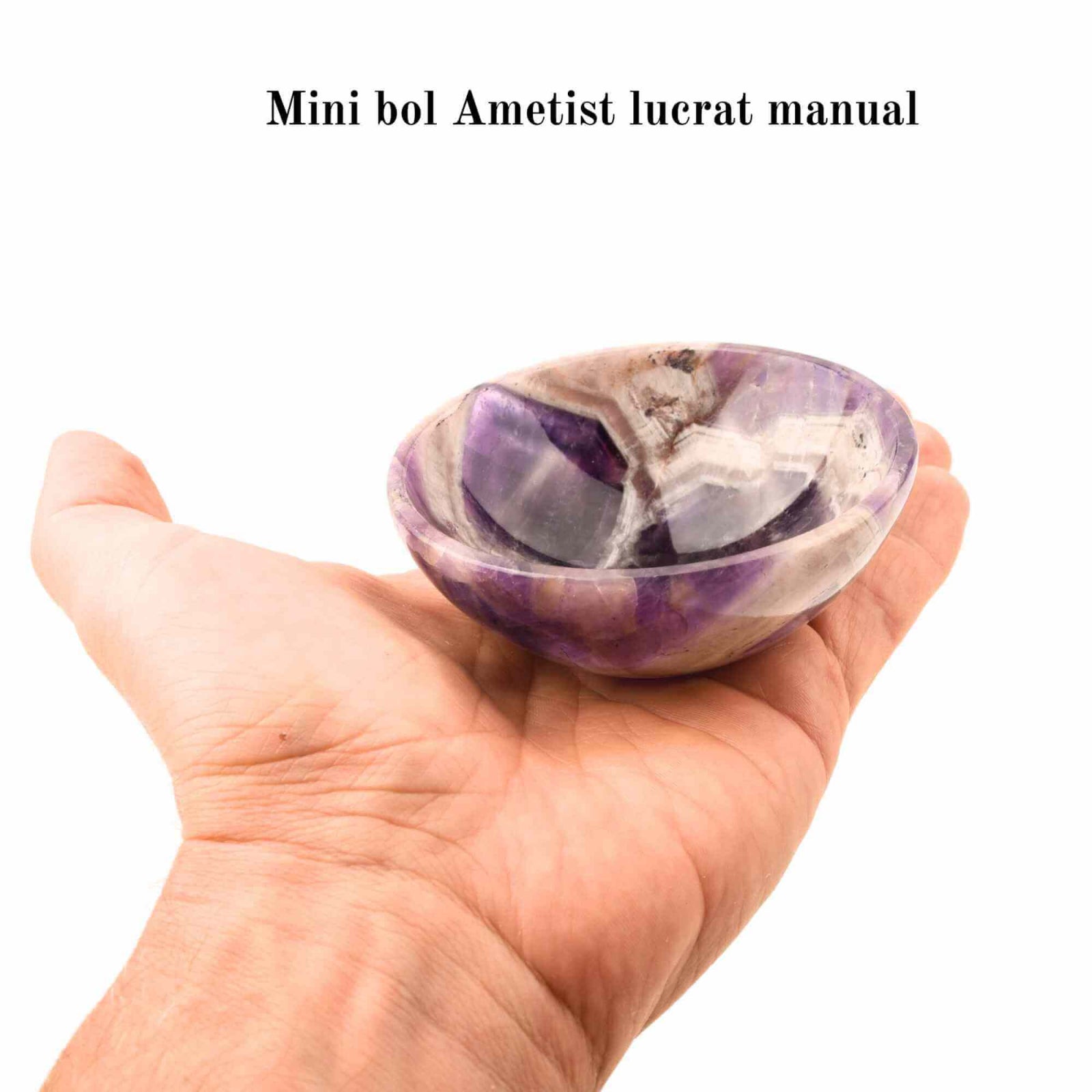 Mini Bol de Cristal natural din Ametist