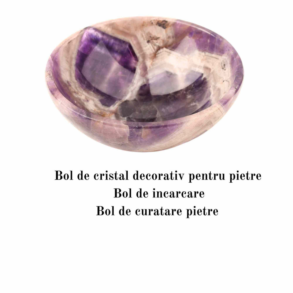 Mini Bol de Cristal natural din Ametist