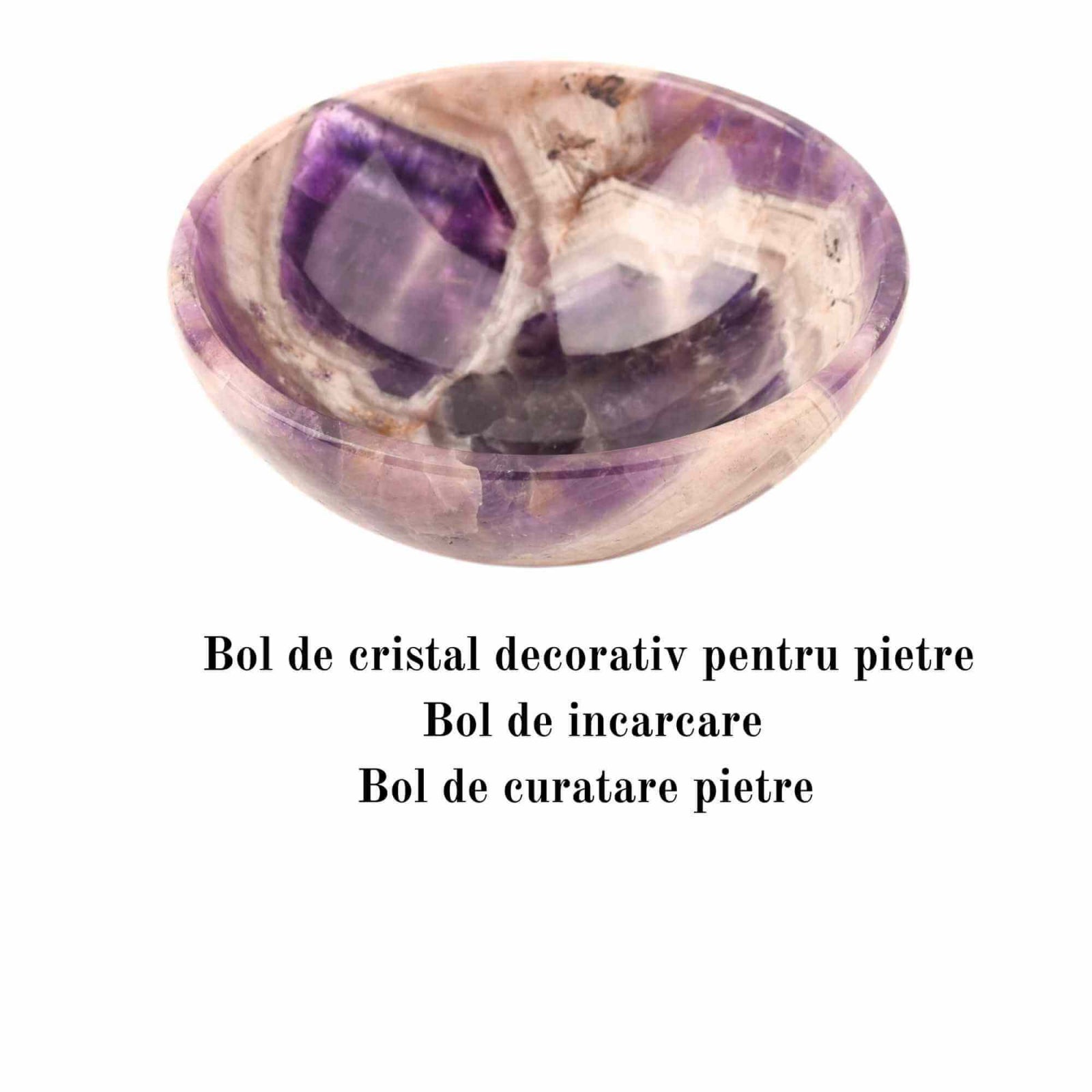 Mini Bol de Cristal natural din Ametist