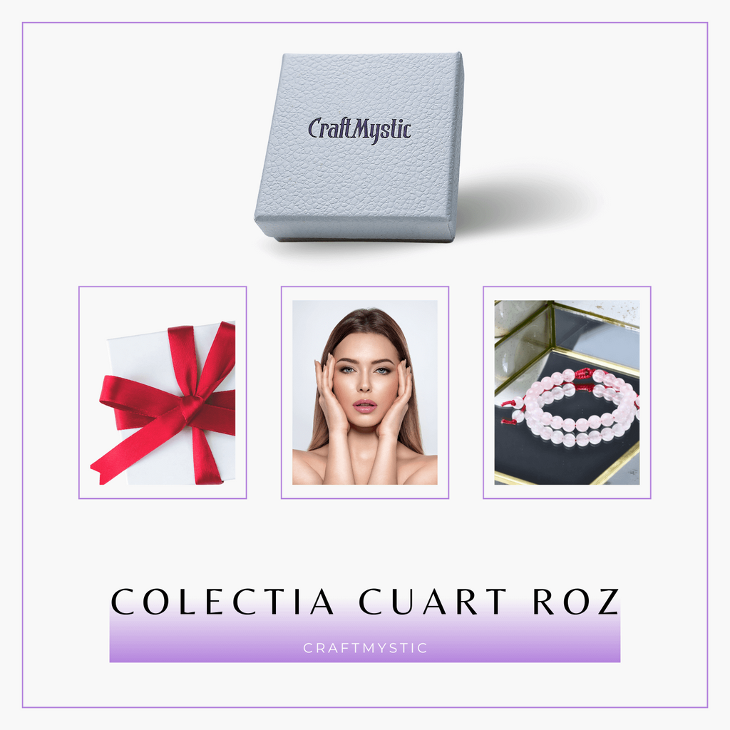 Bratara Simpla Reglabila din Cuart Roz Natural – Armonie Pura