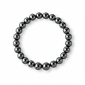 Bratara cu Hematit 8 mm Impamantare si Focus – Unisex, minimalista, puternica