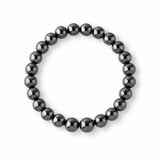 Bratara cu Hematit 8 mm Impamantare si Focus – Unisex, minimalista, puternica