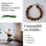 Bijuterie de Echilibru – Bratara cu Cristale Ochi de Tigru