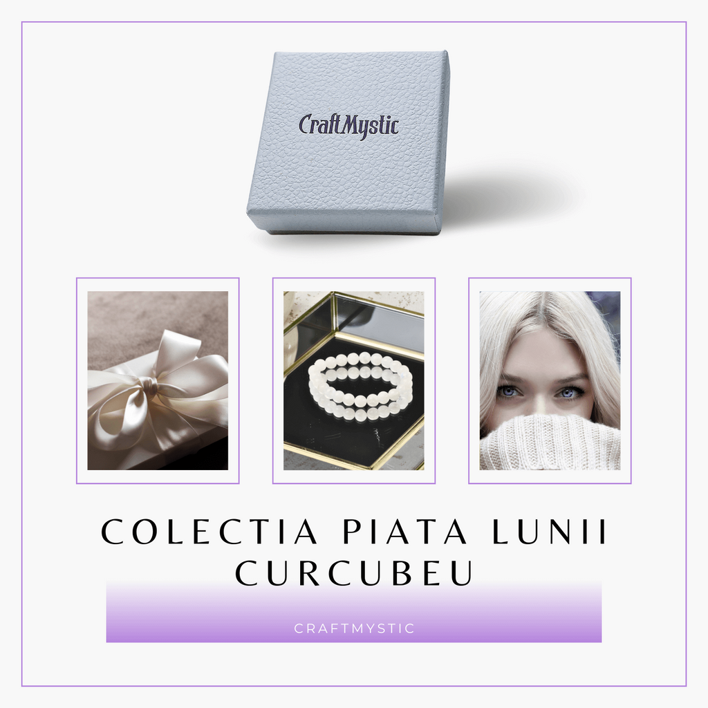 Bratara Elastica cu Margele 8mm din Piatra Lunii Curcubeu