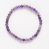 Bratara Elastica din Ametist 5mm – Claritate Mentala si Echilibru Emoțional