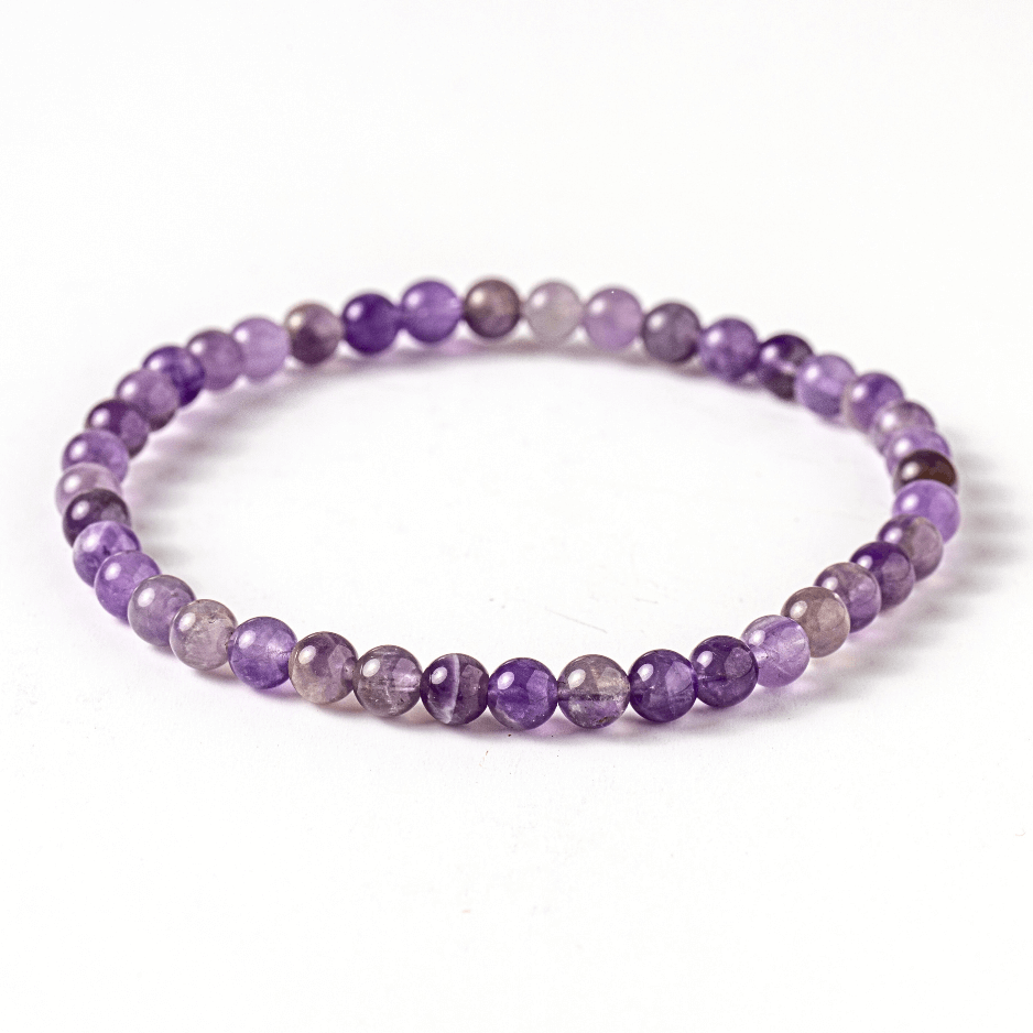 Bratara Elastica din Ametist 5mm – Claritate Mentala si Echilibru Emoțional