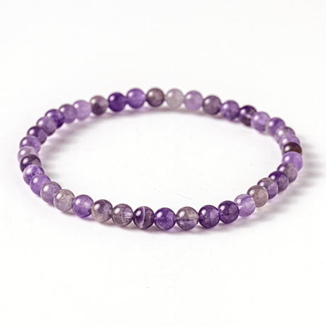Bratara Elastica din Ametist 5mm – Claritate Mentala si Echilibru Emoțional