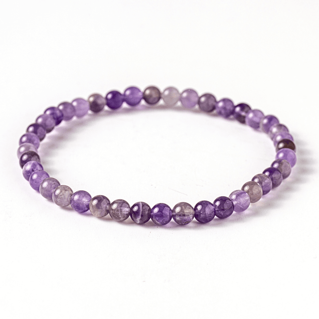 Bratara Elastica din Ametist 5mm – Claritate Mentala si Echilibru Emoțional