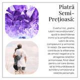 Bratara Elastica din Ametist 5mm – Claritate Mentala si Echilibru Emoțional