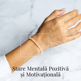 Bratara Elastica cu Margele 4 mm Naturale de Citrin – Atragerea Prosperitatii si Claritate
