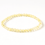 Bratara Elastica cu Margele 4 mm Naturale de Citrin – Atragerea Prosperitatii si Claritate