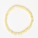 Bratara Elastica cu Margele 4 mm Naturale de Citrin – Atragerea Prosperitatii si Claritate