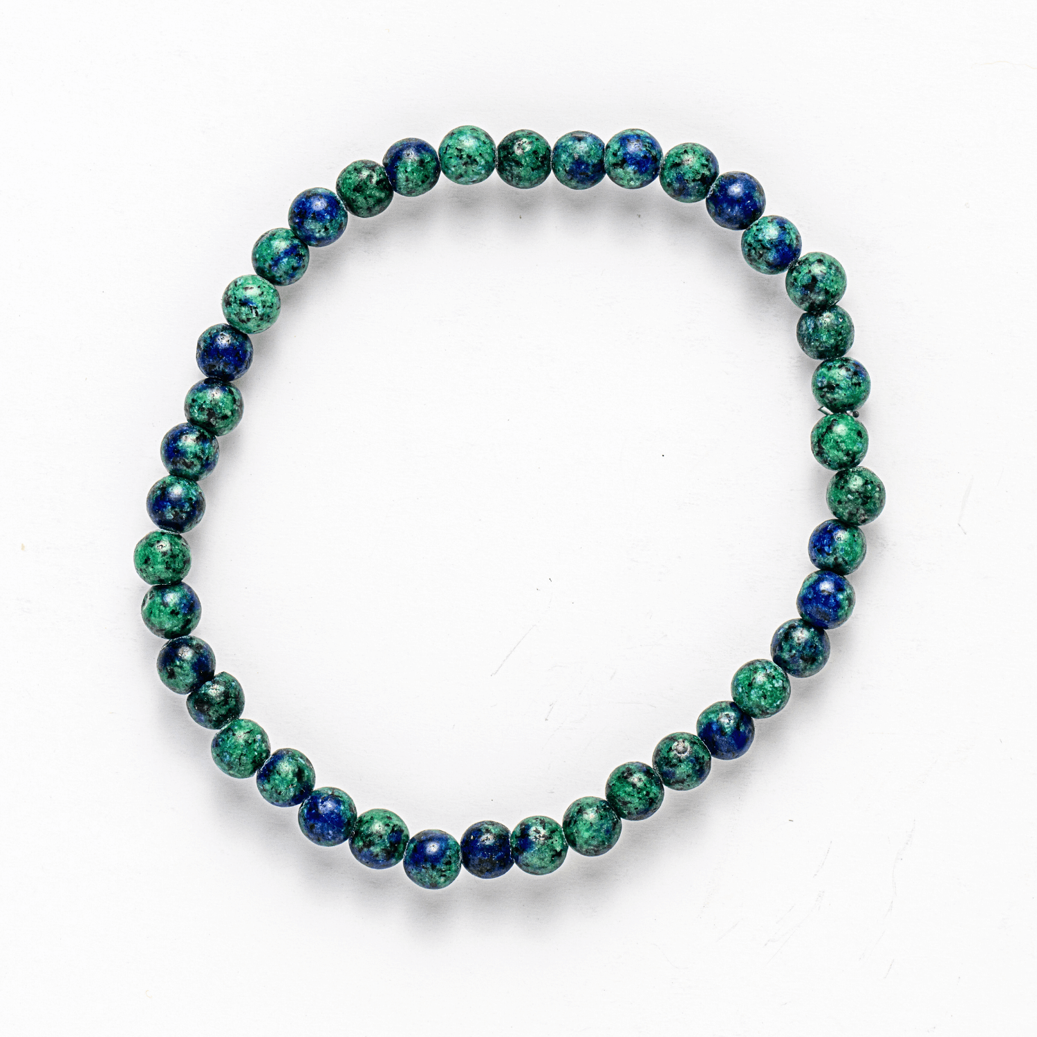 Bratara Elastica cu Margele 5 mm de Lapis Phoenix pentru Claritate si Creativitate