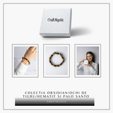 Alchimia Protectiei – Bratara cu Cristale Radacina si Palo Santo Purificator
