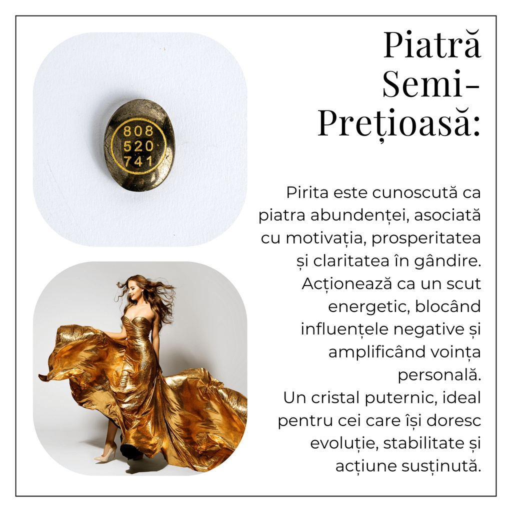 Moneda Zibu cu pirita – Abundenta si energie divina in buzunarul tau