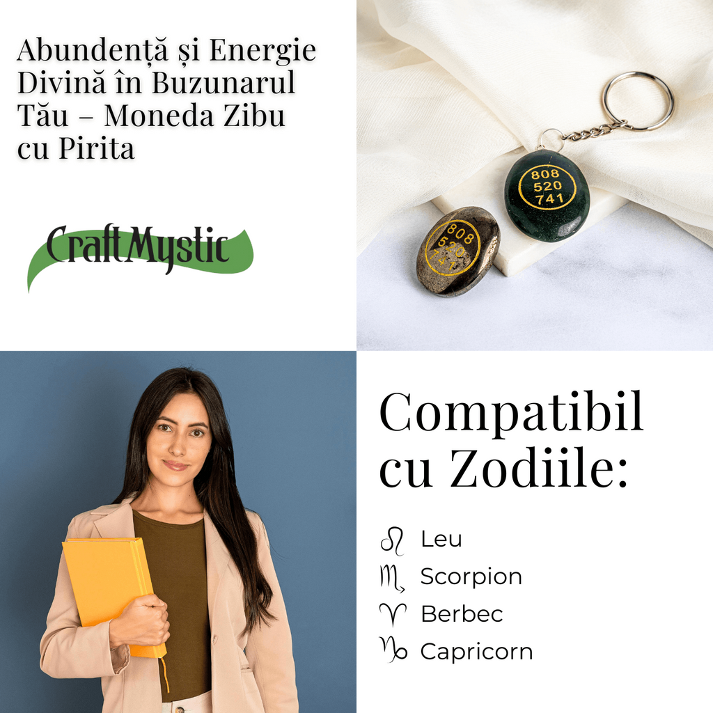 Moneda Zibu cu pirita – Abundenta si energie divina in buzunarul tau