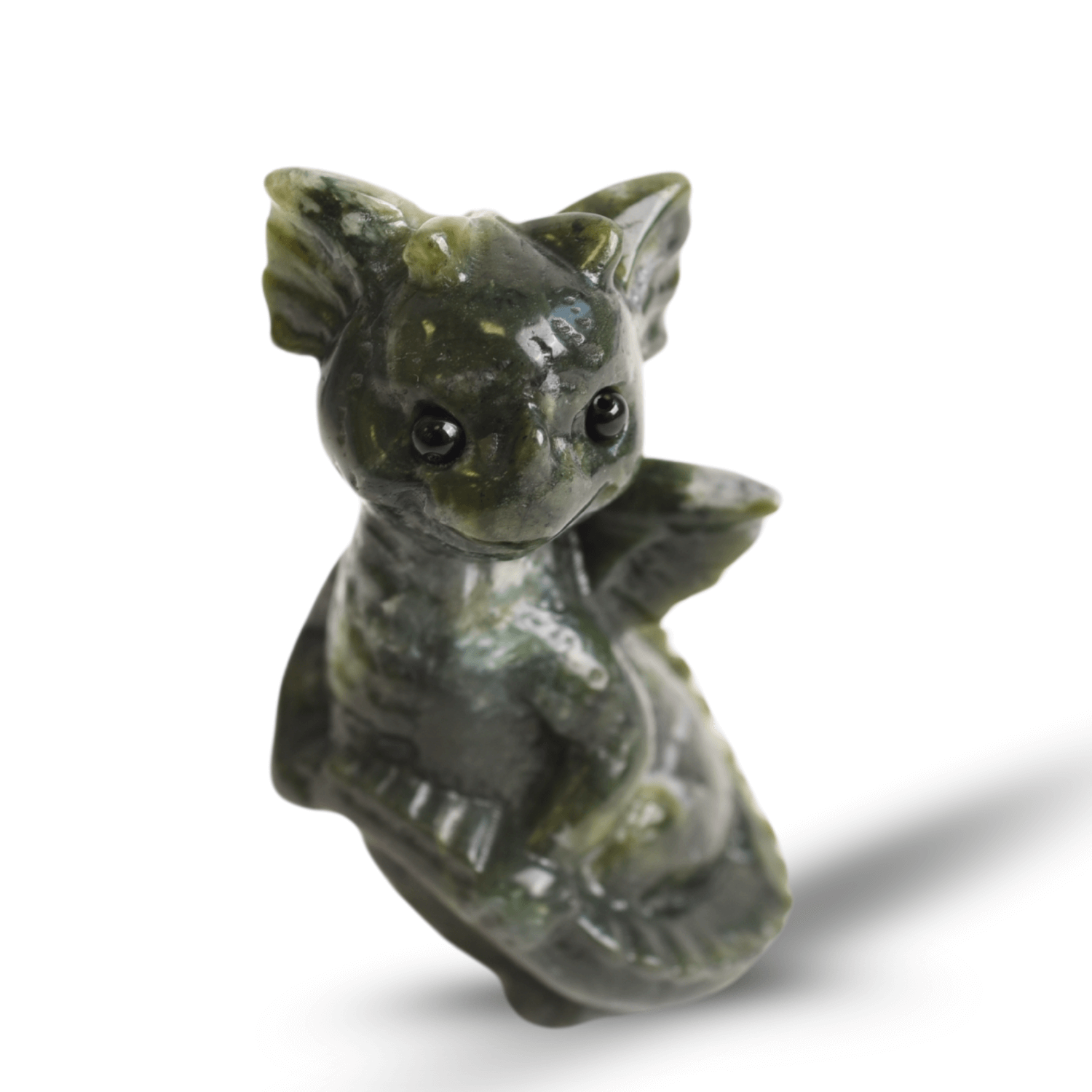 Gardianul bland al norocului – Dragon din Jad de Sud pentru Abundenta si Echilibru 7.5 cm inaltime