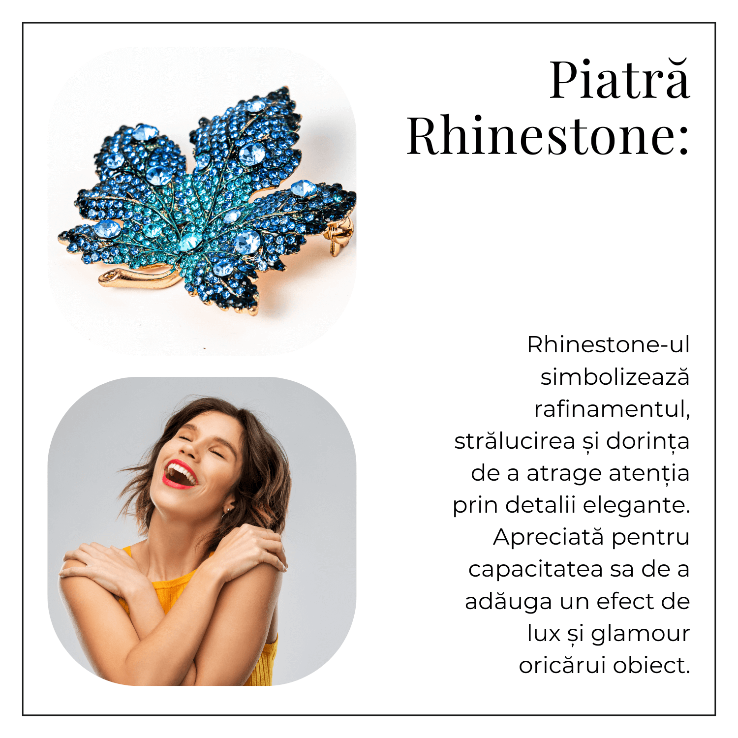 Brosa design frunza de artar cu pietre Rhinestone – Eleganta si rafinament