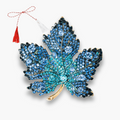 Brosa frunza de artar cu pietre Rhinestone – Eleganta si Stralucire
