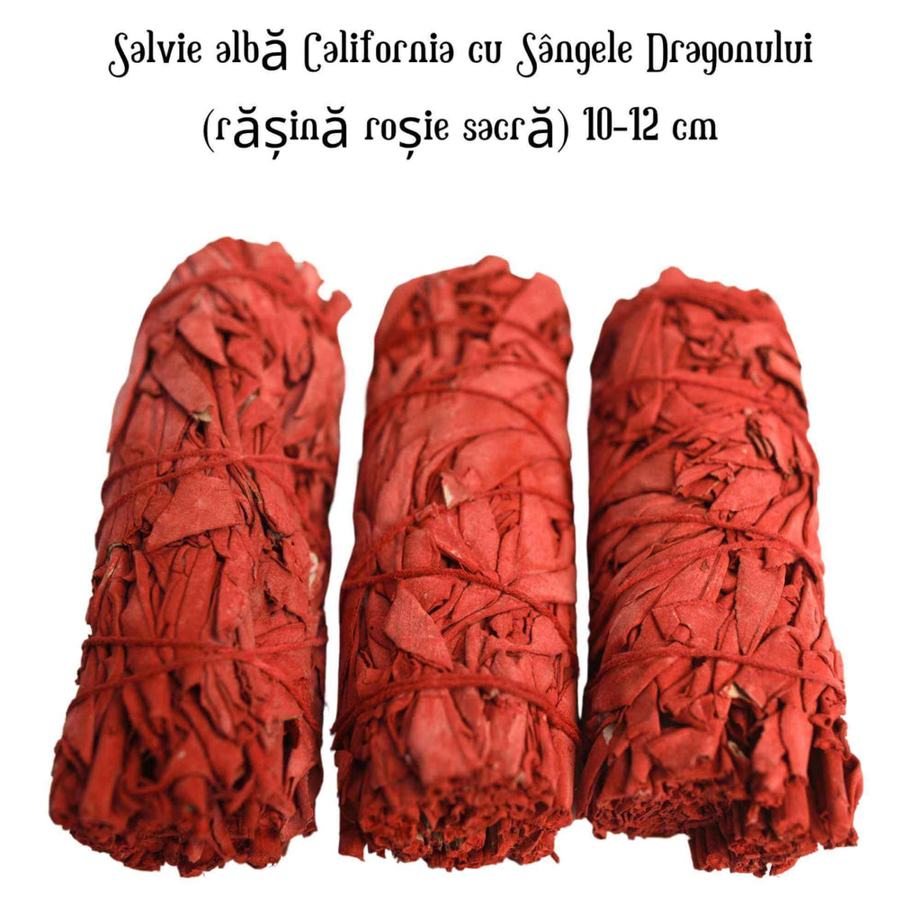 Buchet Salvie Alba California cu Sangele Dragonului