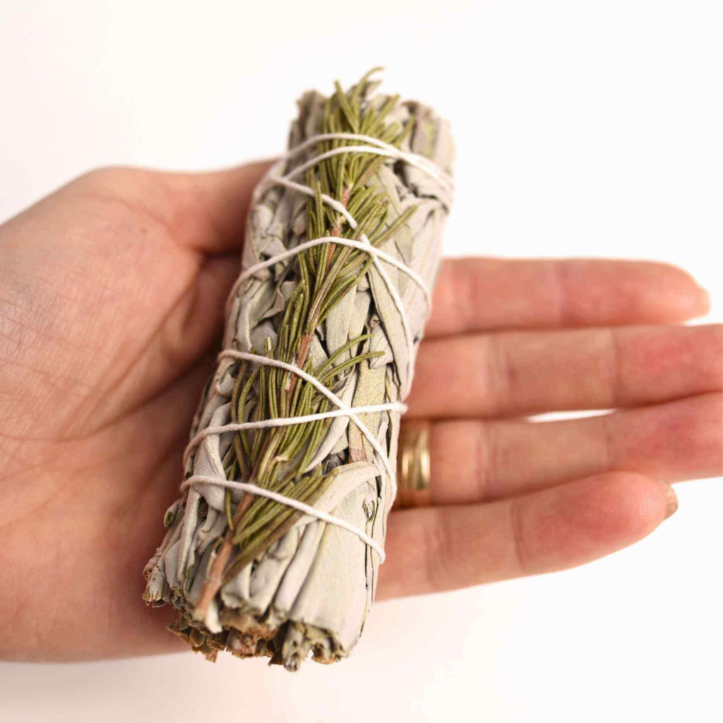 Buchet Salvie Alba California cu Rozmarin