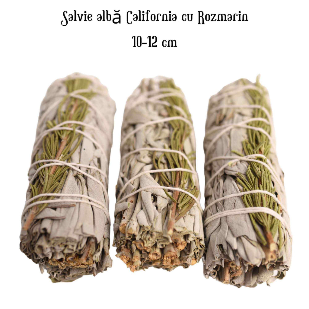 Buchet Salvie Alba California cu Rozmarin