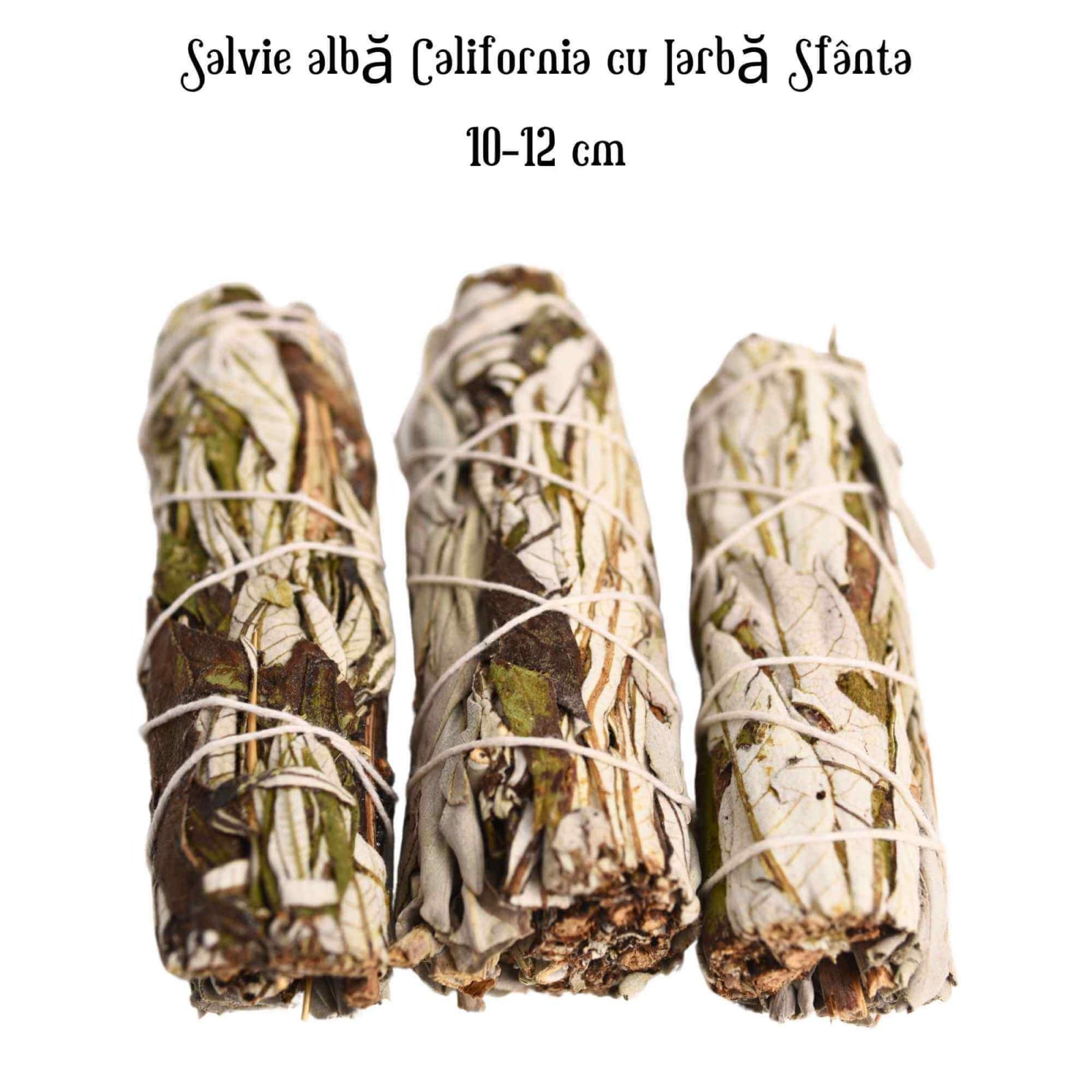 Buchet Salvie Alba California cu Iarba Sfanta