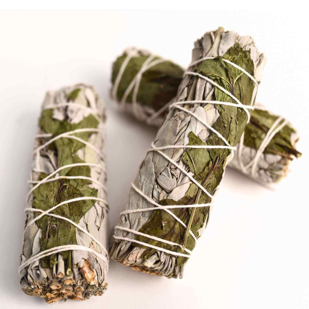 Buchet Salvie Alba California cu Menta