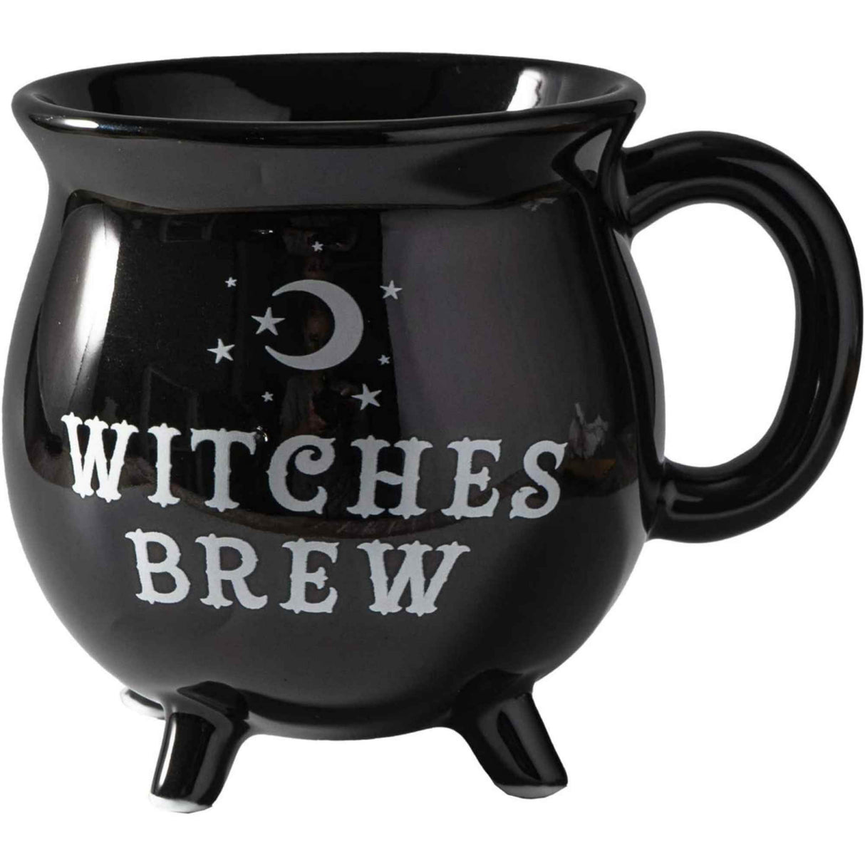 Cana model ceaun magic cu inscriptia Witches brew