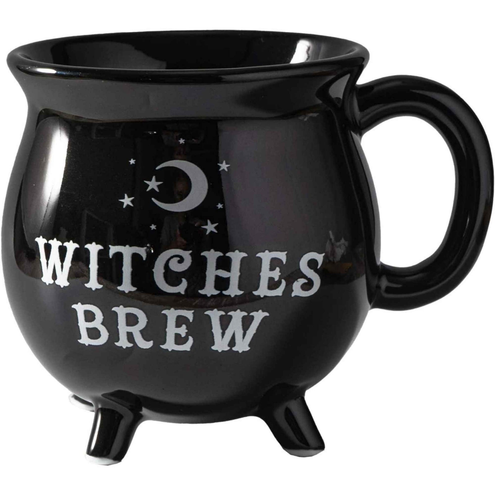 Cana model ceaun magic cu inscriptia Witches brew