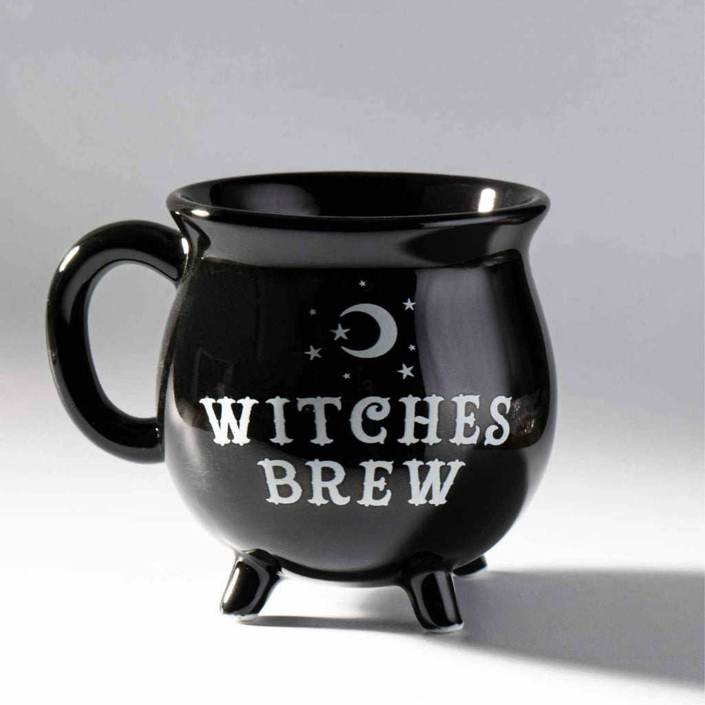 Cana model ceaun magic cu inscriptia Witches brew