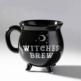 Cana model ceaun magic cu inscriptia Witches brew