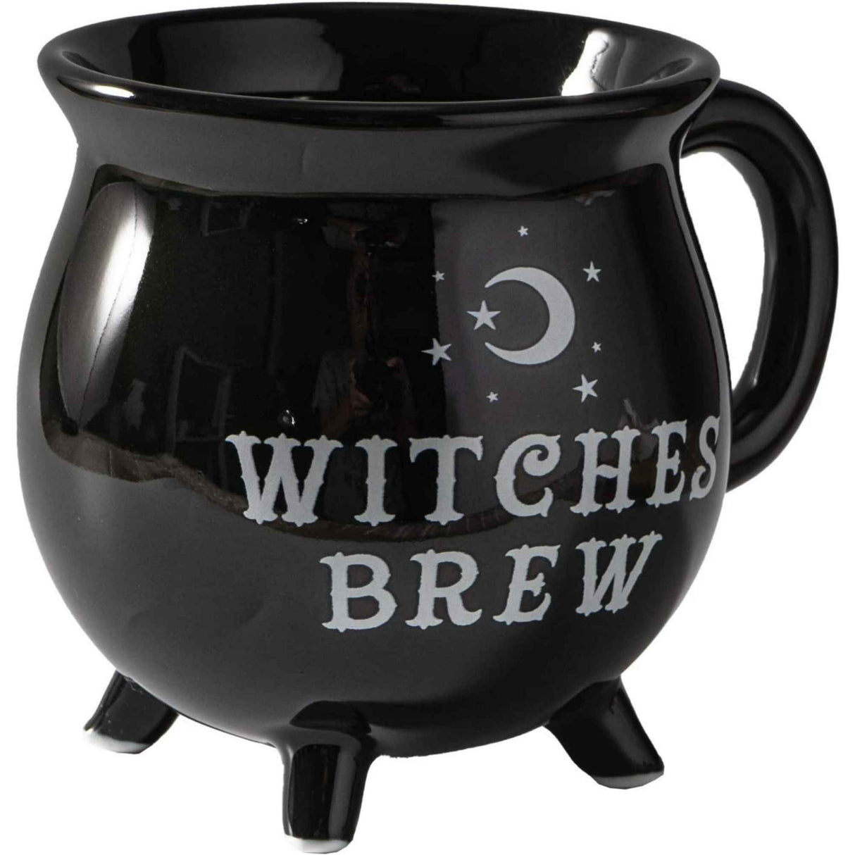 Cana model ceaun magic cu inscriptia Witches brew