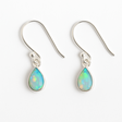 Cercei Argint 925 cu Opal Etiopian - Eleganta si Protectie Energetica