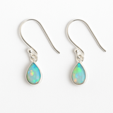 Cercei Argint 925 cu Opal Etiopian - Eleganta si Protectie Energetica