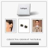 Cercei pentru Incredere si Pasiune – Cristal Granat Natural