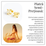 Cercei pentru Abundenta si Bucurie – Citrin Natural