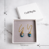 Claritate si Inspiratie – Cercei Lungi cu Apatit Brut