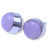 Cercei Eleganti cu Cuart roz Natural, inchidere pe surub, pentru iubire si armonie