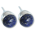 Cercei Eleganti cu Lapis Lazuli Natural, pentru claritate mentala si intelepciune
