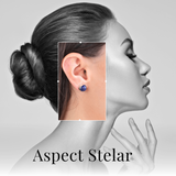 Cercei Eleganti cu Lapis Lazuli Natural, pentru claritate mentala si intelepciune