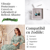 Vibratie Protectoare – Cercei cu Labradorit si Reflexii Albastre