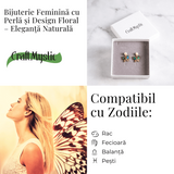 Cercei fluture cu perla naturala – Rafinament si renastere