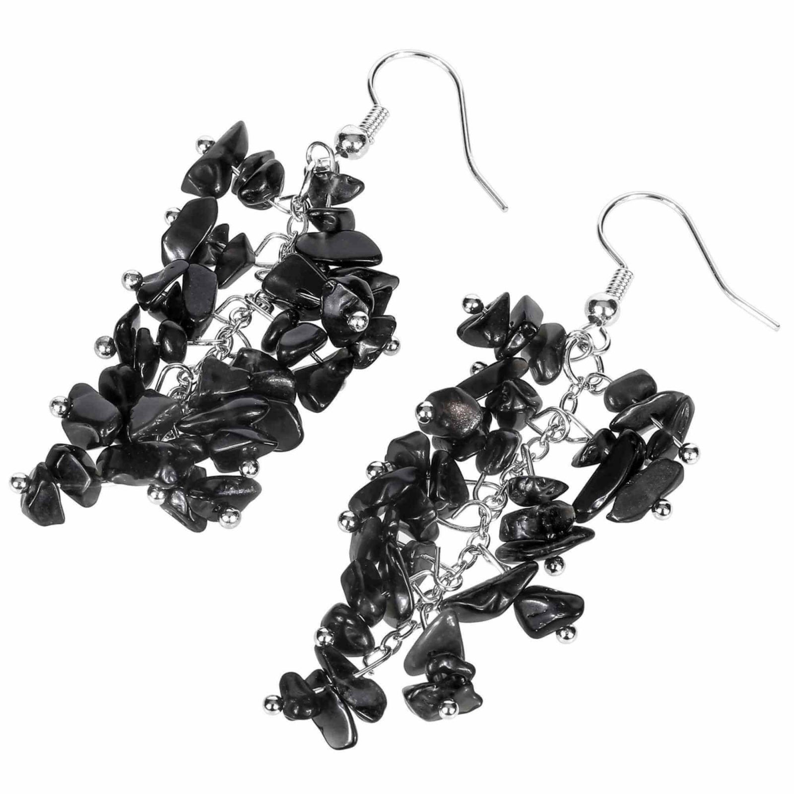 Cercei Sofisticati cu Obsidian